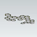 Geometric Hexagonal Decorative Light With Unique Honeycomb Shape And Modern Design