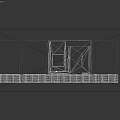 Modern Stylish Clothing Store Exterior Design With Sleek Dark Facade And Warm Wooden Decorative Details