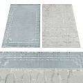 Retro Square Carpet 3d model