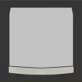 White Double Door Refrigerator With Colorful Decorative Stickers For Home Use