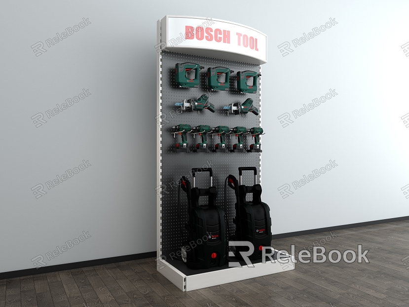 Modern tool rack model