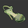 Stylish Women's High Heel Sandals With Cross Strap And Open Toe Design