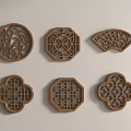 Chinese window cut-out window 3d model