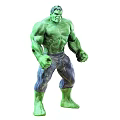 Detailed Green Hulk Action Figure With Muscular Body And Blue Torn Pants 3d model