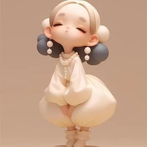 Cute Hand Doll 3d model