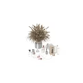 Premium Daily Cleaning Products With Hand Soap Bottles Candles Fragrance Diffusers And Dried Plants