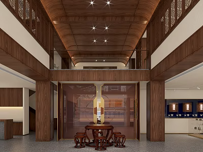 Chinese Teahouse 3d model