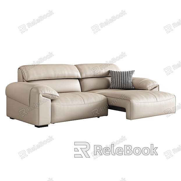 Modern double sofa model