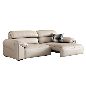 Modern double sofa 3d model