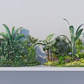 Ground Cover Plants With Lush Green Foliage And Diverse Species For Garden Landscape Design