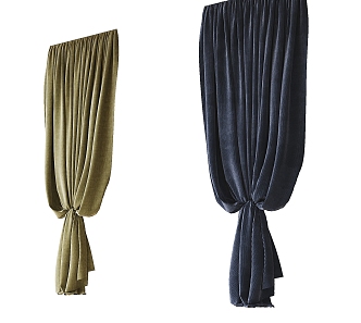 Modern Curtains 3d model