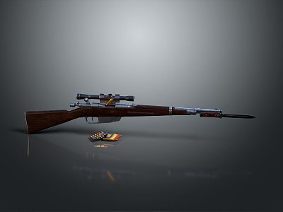 Sniper Rifle Sniper Rifle Sight Modern Weapons Hot Weapons Hot Weapons Firearms 3d model