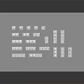 Multiple Sleek Modern Silver Switch Panels On Dark Background Display Design
