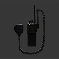 Professional Digital Walkie Talkie With Antenna Coiled Cord And Microphone
