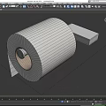 Bathroom Toilet Paper Roll with Sturdy Metal Holder for Modern Home Use