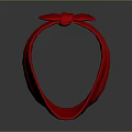 Stylish Red Hair Accessory Headband With Knot Design And Soft Fabric