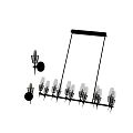 Simple European lamp combination chandelier wall lamp combination 3d model
