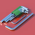 Wrench Allen wrench tool box 3d model