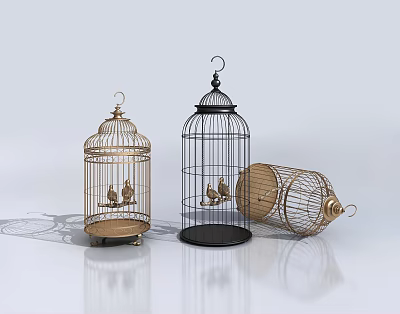 Modern Birdcage 3d model Modern Birdcage 3d model