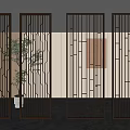 Screen Partition Hollow Partition Porch Partition Metal Partition Living Room Partition 3d model