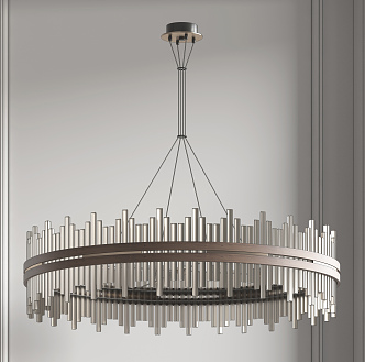 Modern Chandelier Simple Chandelier 3d model