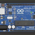 Arduino UNO Development Circuit Board With Electronic Components And Microcontroller Module