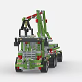 Lego construction car building block car 3d model