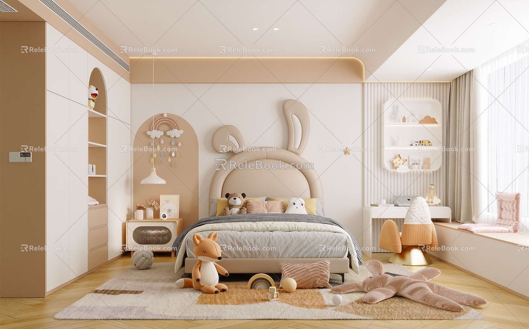 Children's bed 3d model