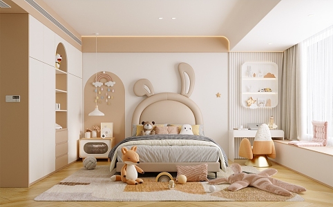 Children's bed 3d model