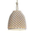 Rattan Dome Shaped Pendant Lights With Warm Glowing Interior And Handwoven Design