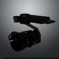 Professional Electronic Gimbal Camera for Stable Shooting with High Quality Lens and Control Panel