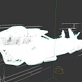Futuristic Yellow Car with Sleek Design Open Cockpit and Exposed Mechanical Parts