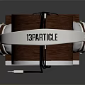 Elegant High Quality Headphone Speakers on a Modern Stand with Dark Background and Reflective Surface