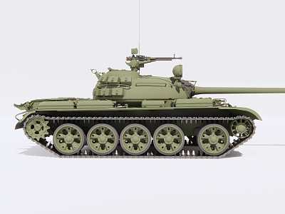 The T55 Tank 3d model