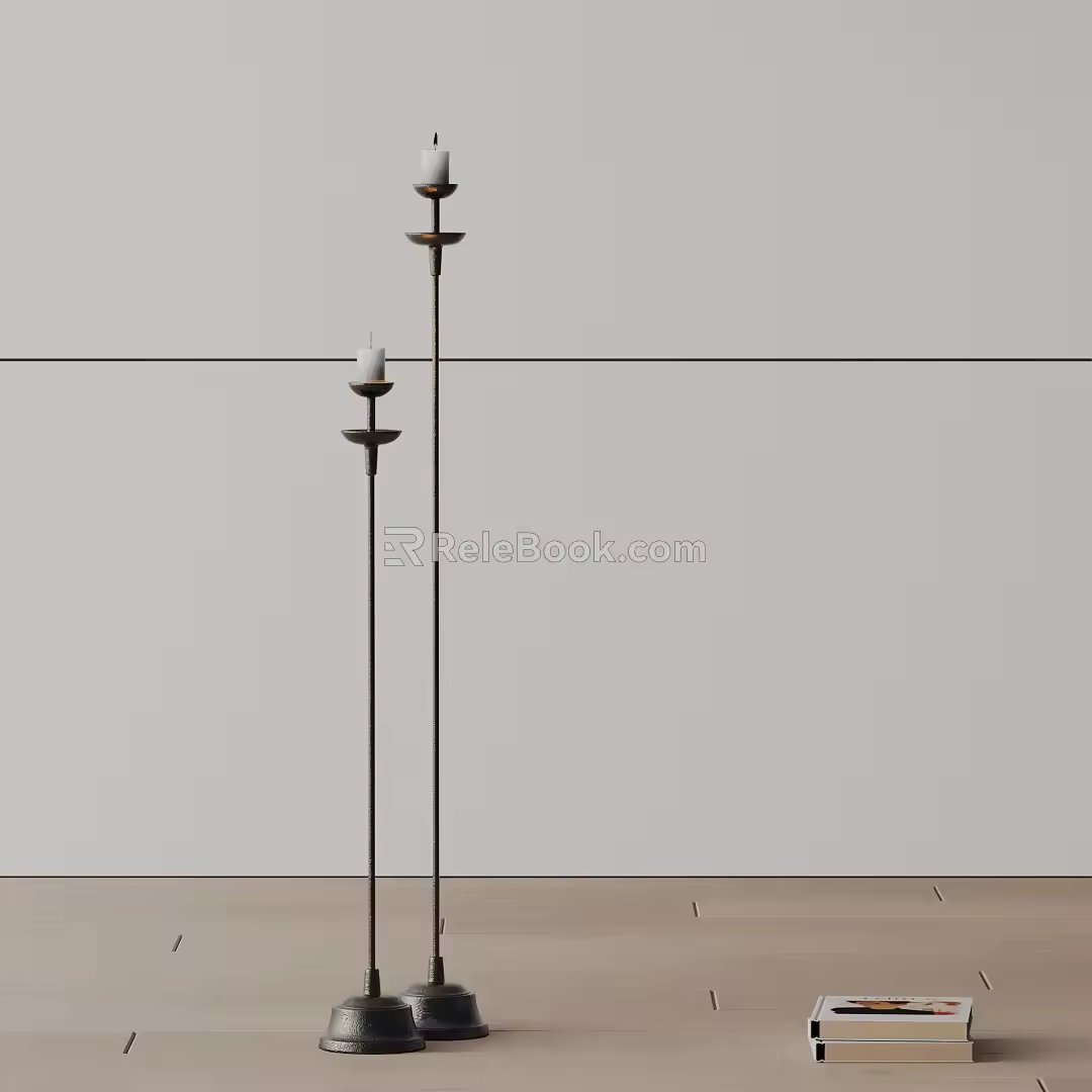 Modern floor lamp 3d model