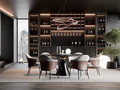 Modern Restaurant 3d model