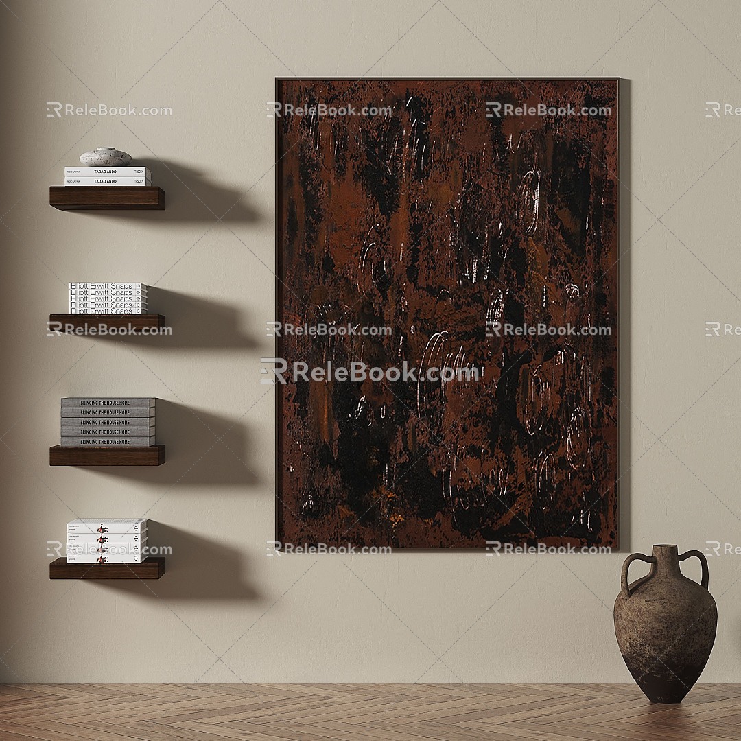 medieval abstract decorative painting model