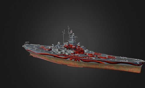 Industrial LOFT Warship 3d model