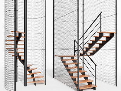 Modern Stairs 3d model