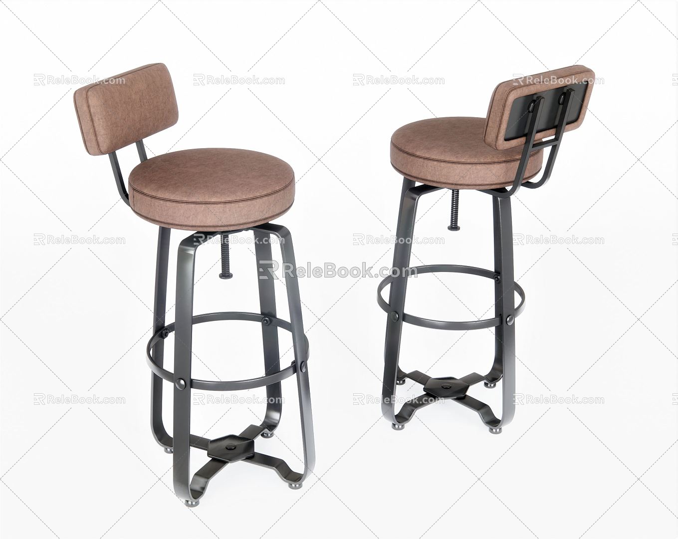 Modern Bar Chair Bar Chair Bar Stool Backrest Bar Chair Leisure Chair model