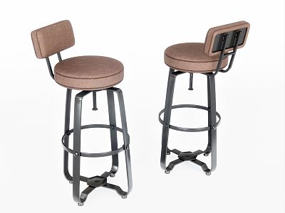 Modern Bar Chair Bar Chair Bar Stool Backrest Bar Chair Leisure Chair model