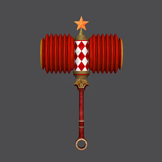 Modern Hammer Cartoon Air Hammer 3d model