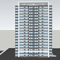 Modern High Rise Building Exterior Design With Surrounding Trees And Architecture