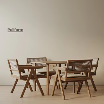 Modern table combination 3d model