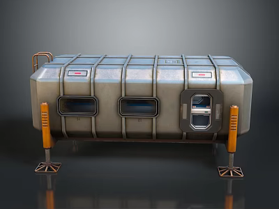 Boxes, Bags, Leather Boxes, Leather Boxes and Containers Realistic 3d model