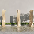 Modern Column Construction Column Decorative Column Structural Column Landscape Column 3d model