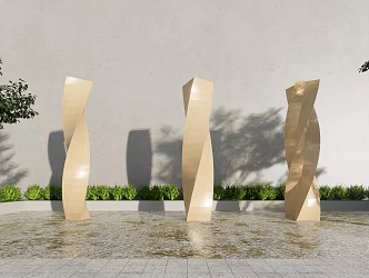 Modern Column Construction Column Decorative Column Structural Column Landscape Column 3d model
