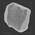 Natural Gray Raw Stone With Rough Surface And Distinctive Natural Texture