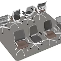 Modern Office Chairs With Various Styles Mesh Back And Ergonomic Design For Workspace