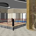 Modern Fitness Gym Interior With Treadmills Workout Equipment Spacious Area And Large Windows